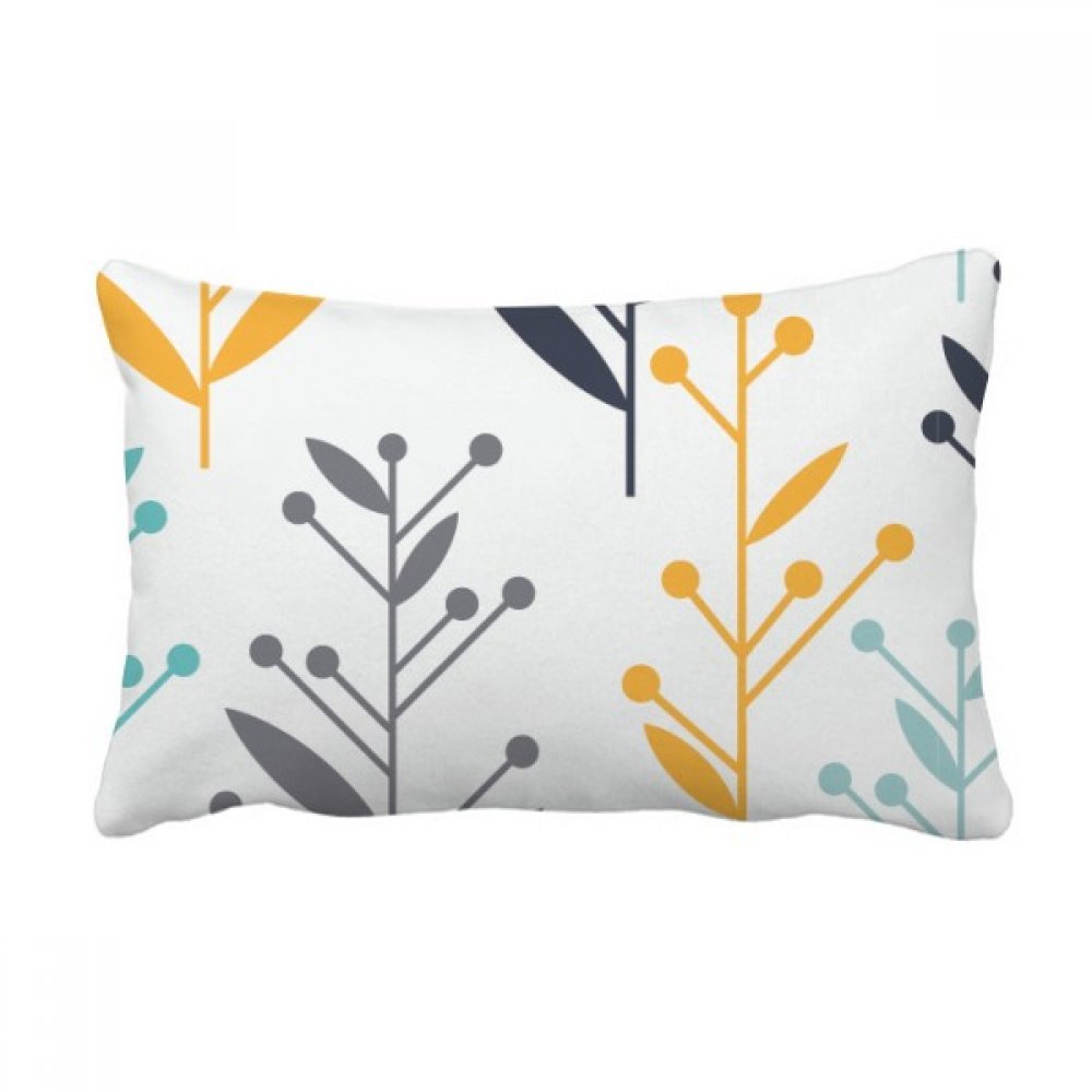Coussin lombaire fleur peinture, une idée cadeau déco originale