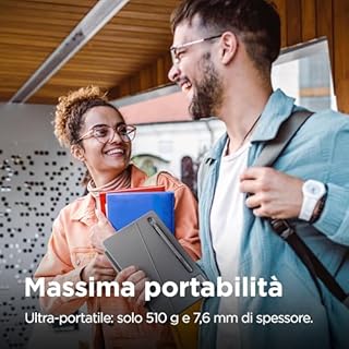 Lenovo Duet Chromebook 11” FHD+ (1920x1200), MediaTek Kompanio 838, RAM 4GB, Memoria 64GB, Schermo Touch, Chrome OS, Folio Stand e Tastiera inclusi, Compatibile con Microsoft 365