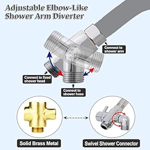 Dog shower attachment metal ydmeet pet shower attachment for fast and clean pet bathing and dog washing brass shower diverter adjustable pet shower sprayer 8 ft hose and shower holder chrome   cucciolini doodles