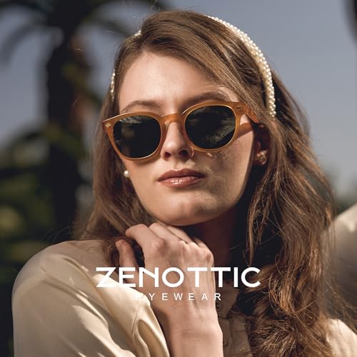 ZENOTTIC Women Sunglasses Polarized Trendy: Retro Round Sun Glasses UV Protection - Classic Designer Shades Unisex2