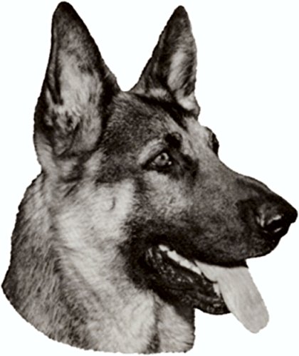 carstyling XXL Adhesivo pastor alemán 120 x 110 mm