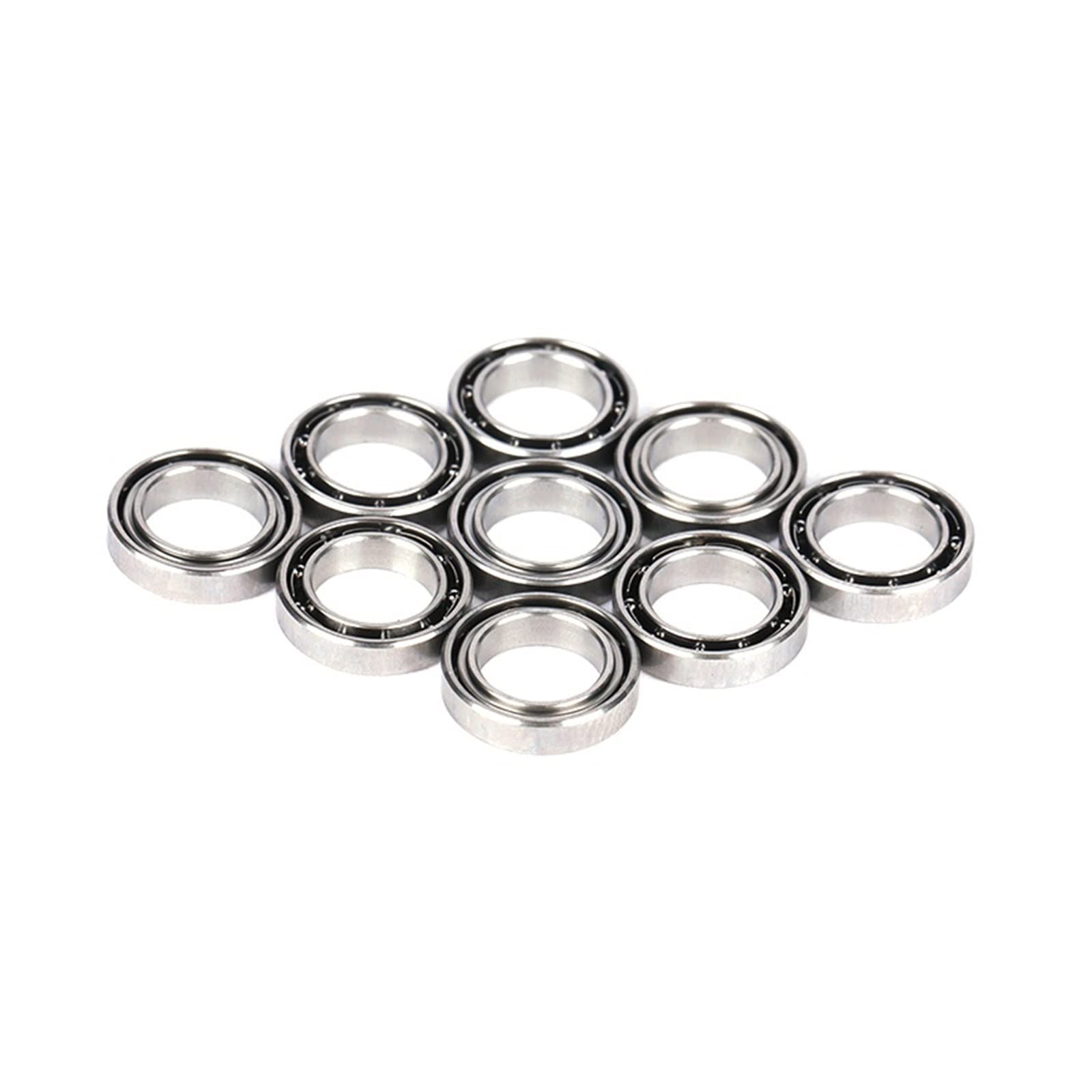Cojinetes de Bolas de Ranura Profunda 10 Uds 7x11x2,5 SMR117 7x11x2,5mm rodamientos de Acero Inoxidable