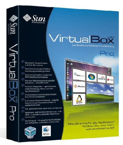 Preisvergleich Produktbild Sun xVM VirtualBox Pro