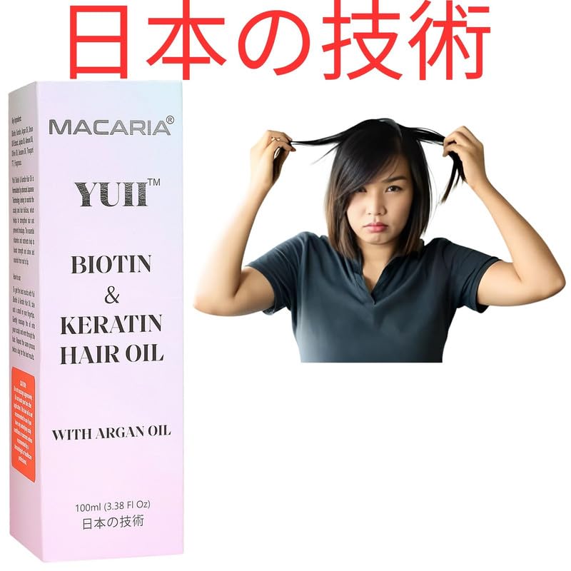 Macaria Yuii Biotin Hair Growth Serum Spray Oil By Japanese Technology image 4