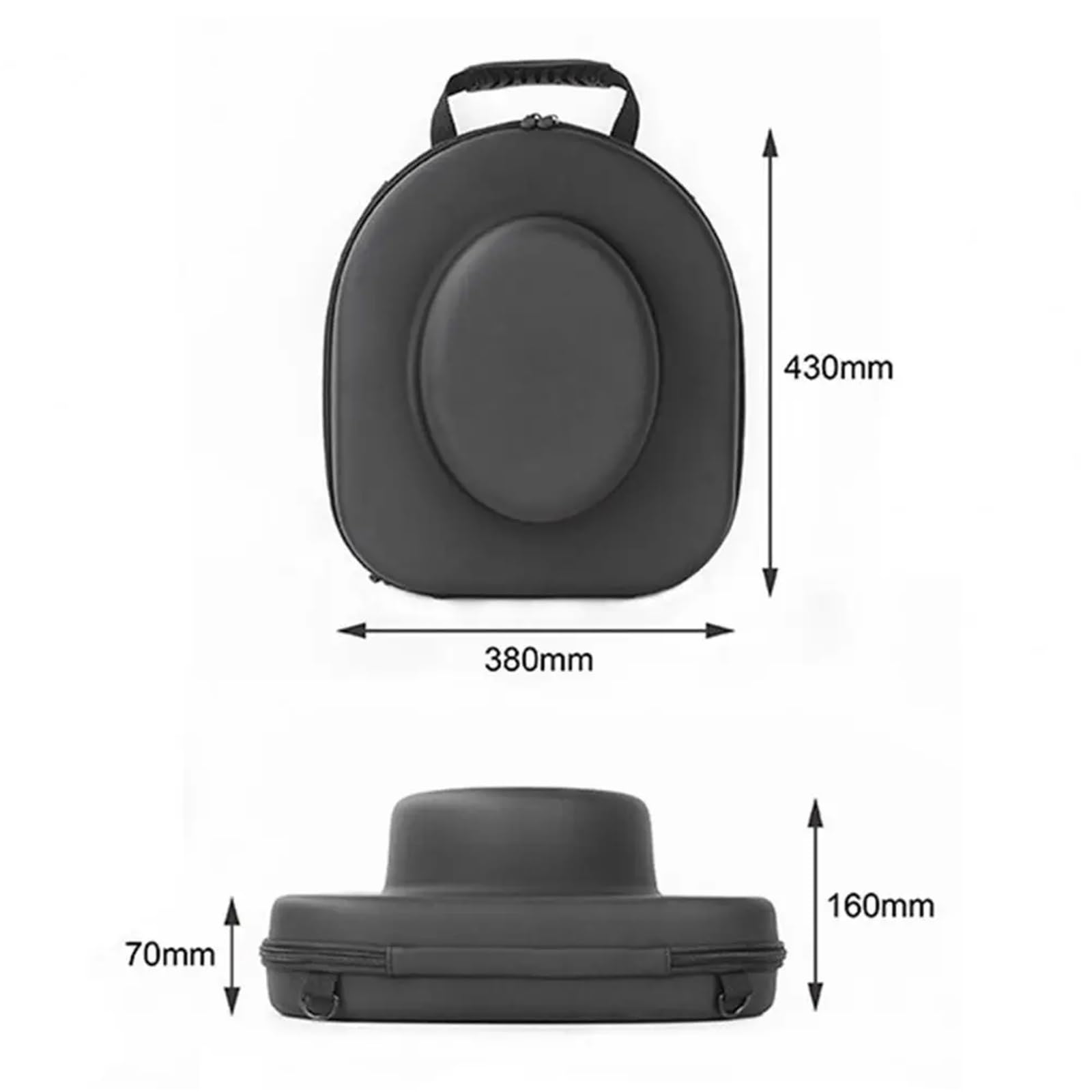 Bolsa de almacenamiento for sombrero vaquero, asa impermeable, cierre cremallera, Estuche transporte, portátil, resistente al desgaste, bolsa equipaje Para Sombrero