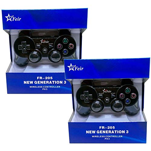 Kit 2 Controles Ps3 Sem Fio Feir Ps3 Dualshock Playstation 3