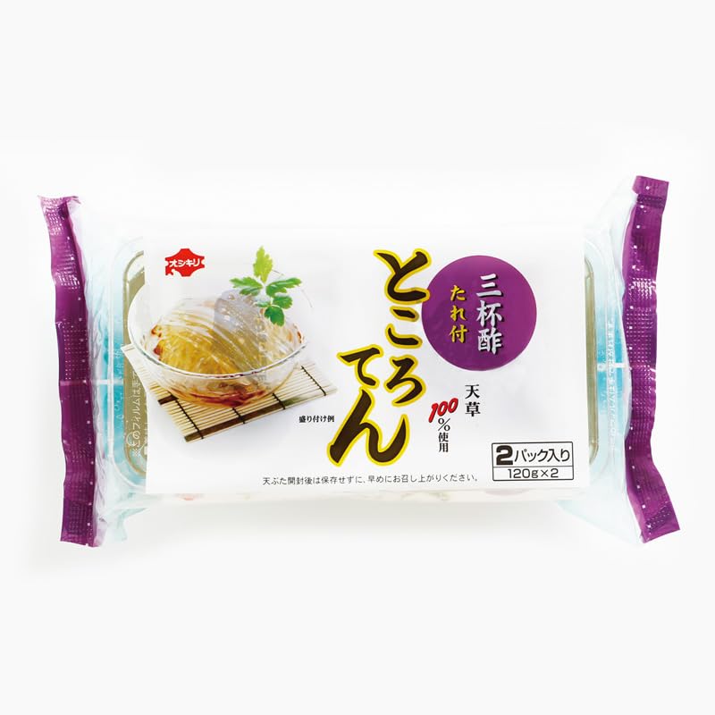 Amazon | 【冷蔵】オシキリ食品 三杯酢ところてん ダブルパック