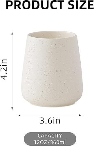 Vista 17 de Soporte para cepillos de dientes blanco para baño, juego de 2 soportes de cerámica para cepillos de dientes, taza de cepillo de dientes