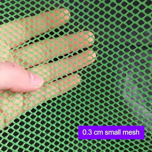 Filet de protection anti-oiseaux résistant aux UV - Clôture légère en plastique vert (0,5 x 5 m) pour semis, plantes, jardin, efficace