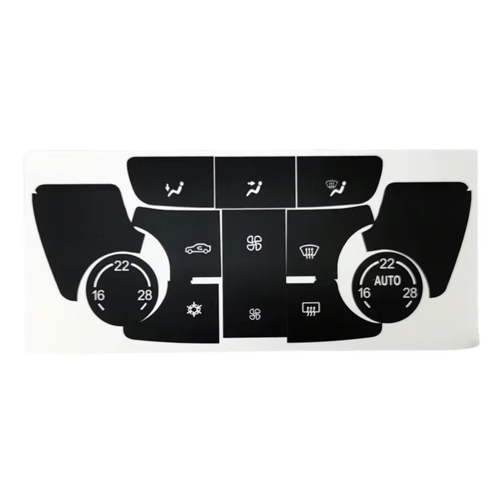 Repair Compatible with Buick for Verano for Encore Car Air Conditioning Stickers Center Console Button Decals Button Repair