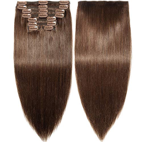 Clip in Human Hair 10.173 inch - (#0413)