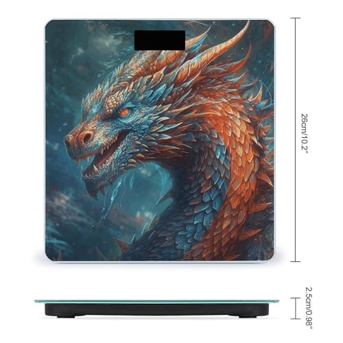 Báscula Digital de Baño Dragon Art Precisión Alta miniatura 2