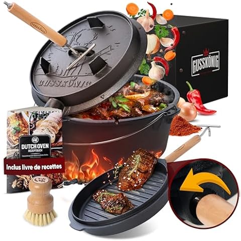 Cocotte en Fonte GUSSKÖNIG 4,5L Cover