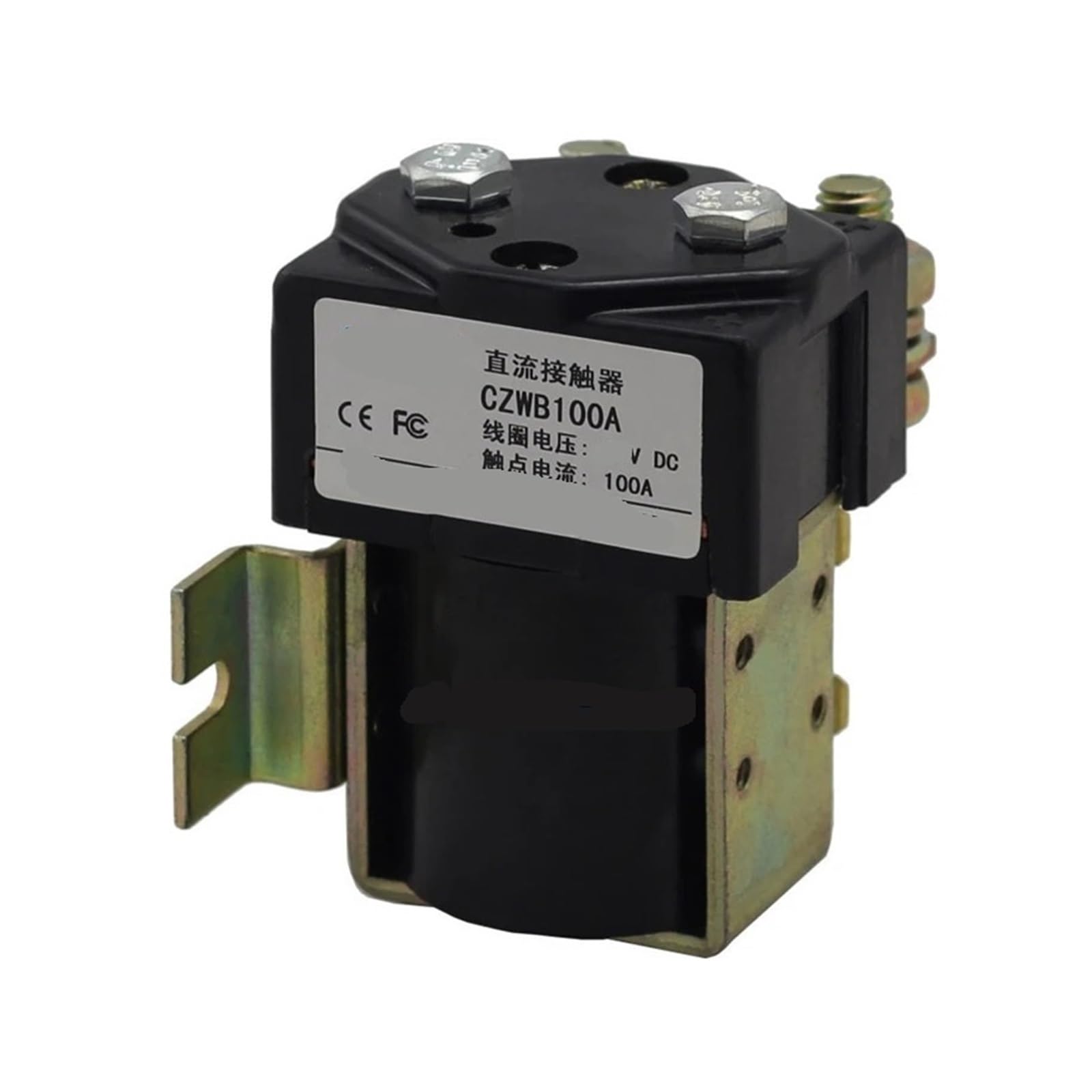 Contactor CC normalmente cerrado CZWB100A 60VDC de alta durabilidad mecánica 3