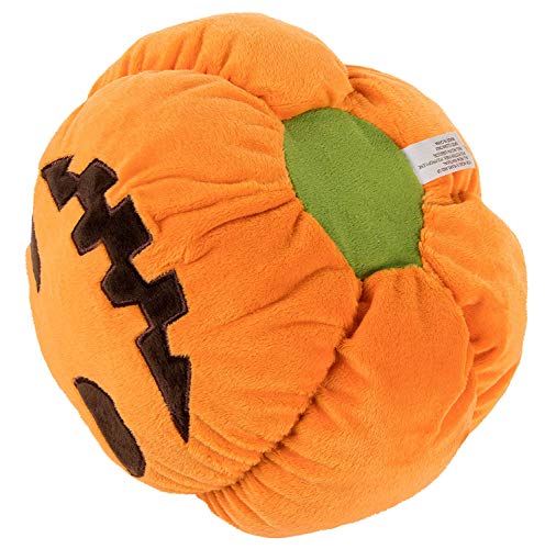 Blue Panda Jack-O-Lantern Pumpkin Shaped Pillow, Cozy Halloween Plush Toy For Kids (5.9 X 9 Inches) #TOP5