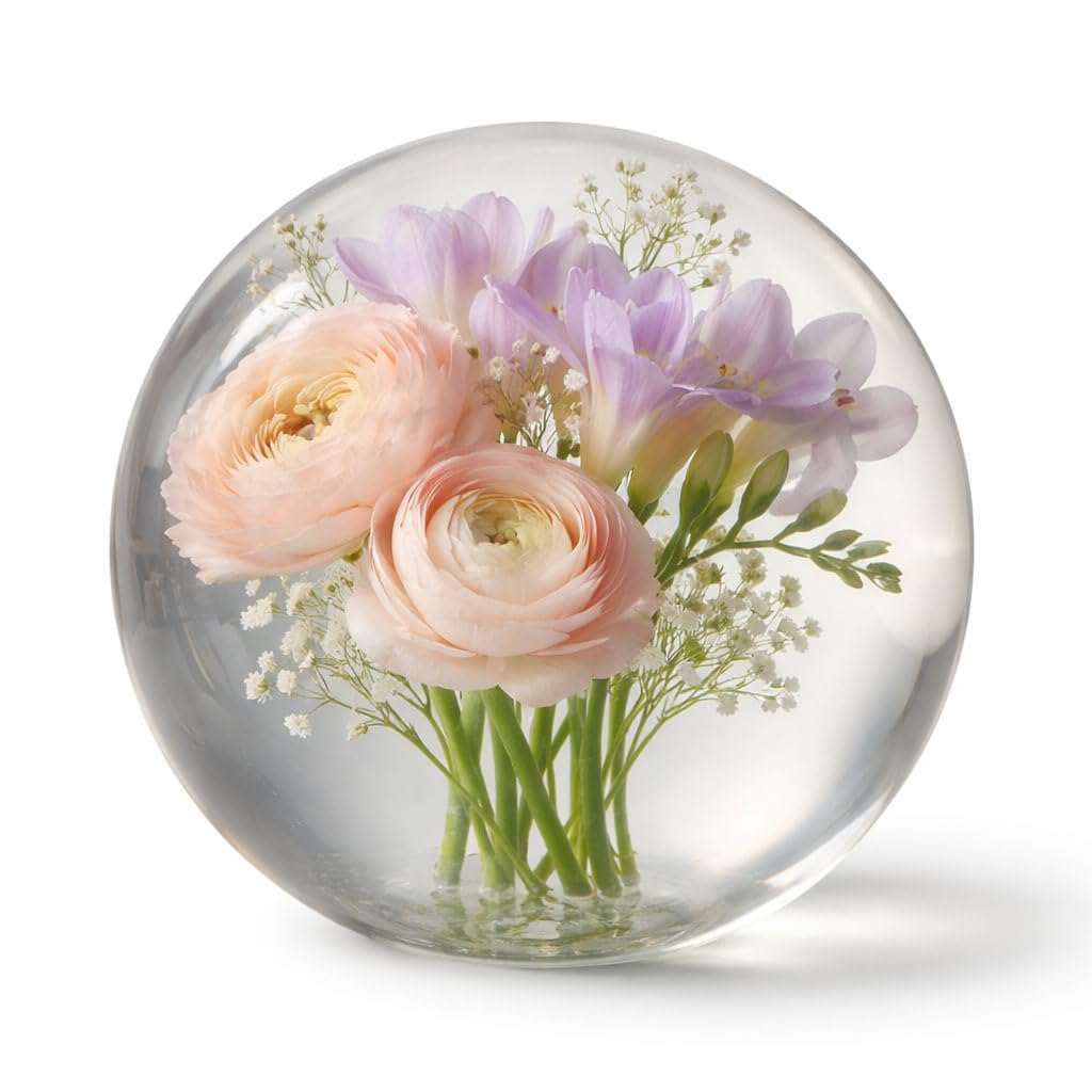 Resin Pro® KIT COMPLETO per inglobamento fiori, bouquet e corone RESIN MEMORY BOX Made in Italy