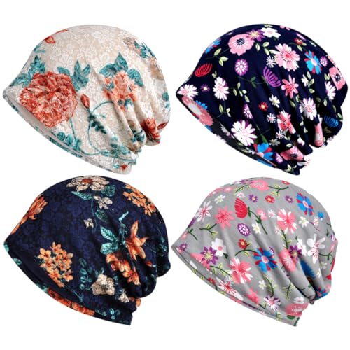 Bonnet en coton de nuit ou extérieur Lurrose pour dormir et activités plein air