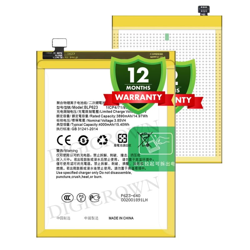 Image of Original BLP623 Battery Compatible for Oppo R9s Plus | F3 Plus - (4000mAh) - 1 Year Warranty DF7