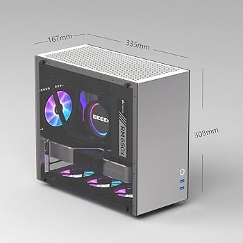 GEEEK G1-SE ITX PCケース 透明アクリルサイドパネル GEEEK CASE G1 SE レビュー。容量11.3Lながら325mmまでのグラボ