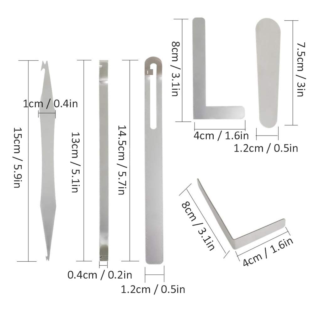 Amazon | 6個のサックス修理ツールセット、フルートピッコロ楽器用