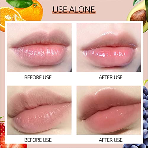 Prreal 6 PCS Fruit-Flavored Lip Gloss, Moisturized Fresh Lip Glaze,Transparent Colorless Moisturizing Lip Lotion Lip Plumper, Roll on Lip Gloss Balm, Liquid Lipstick Lip Oil for Lip Care - Image 4
