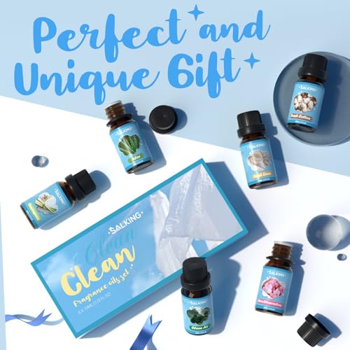 Image of SALKING Clean Fragrance Oils, Premium Essential Oil for Diffuser for Home