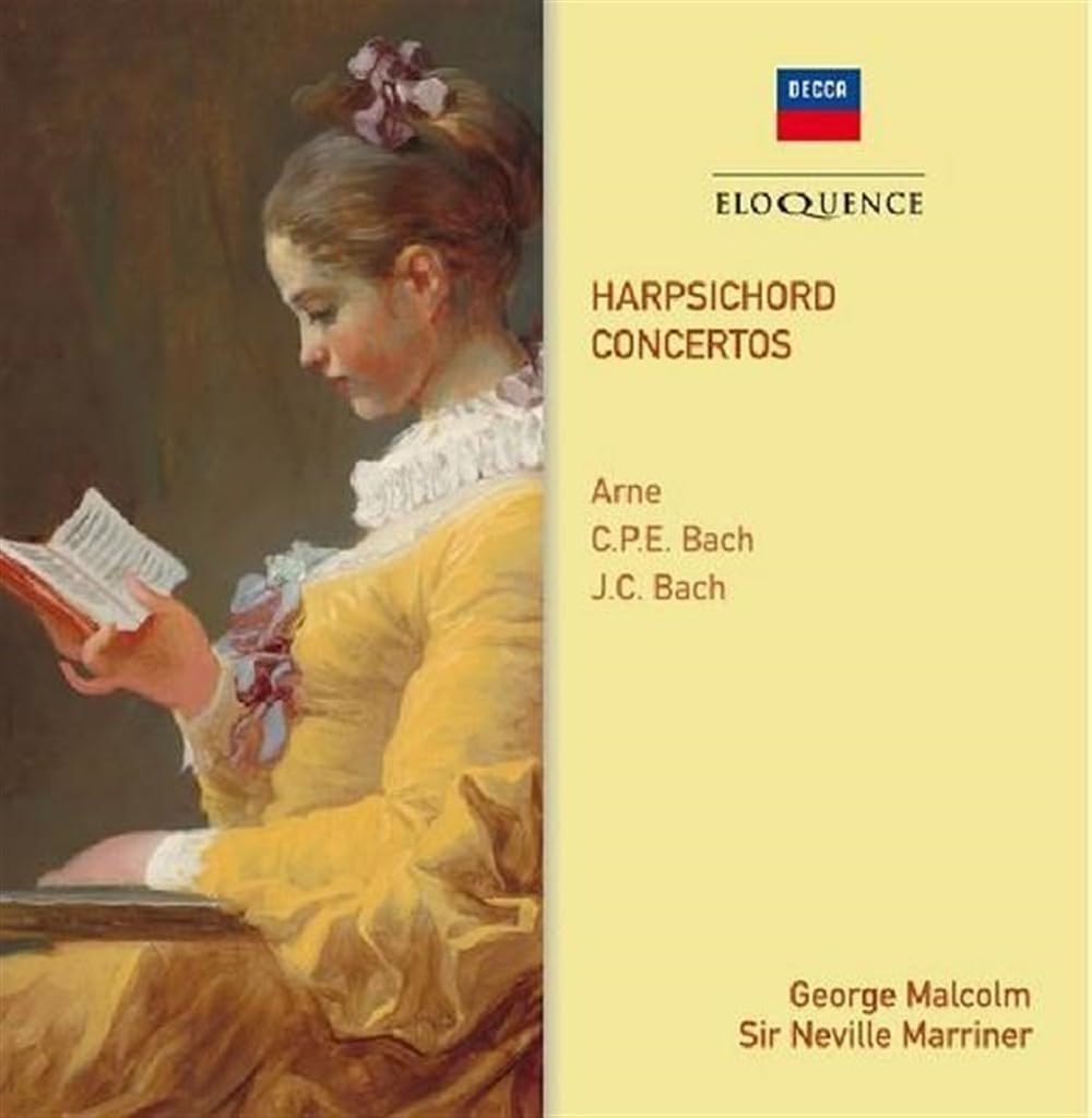 Arne, C.P.E. Bach, J.C. Bach: Harpsichord Concertos