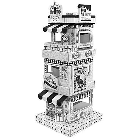 Ricco Kids 3D Cardboard Craft Colouring Mini Playhouse (Mini Stores) Cover
