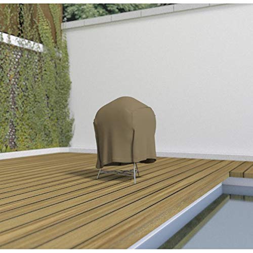Funda Protectora Exterior Barbacoa Pequeña - Nortene En Oferta Funda Barbacoa Pequeña Impermeable Color Marron Claro 70X70X60Cm