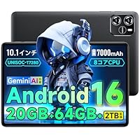 Amazon.co.jp: タブレット 10インチ 【Android 16 Gemini AI搭載