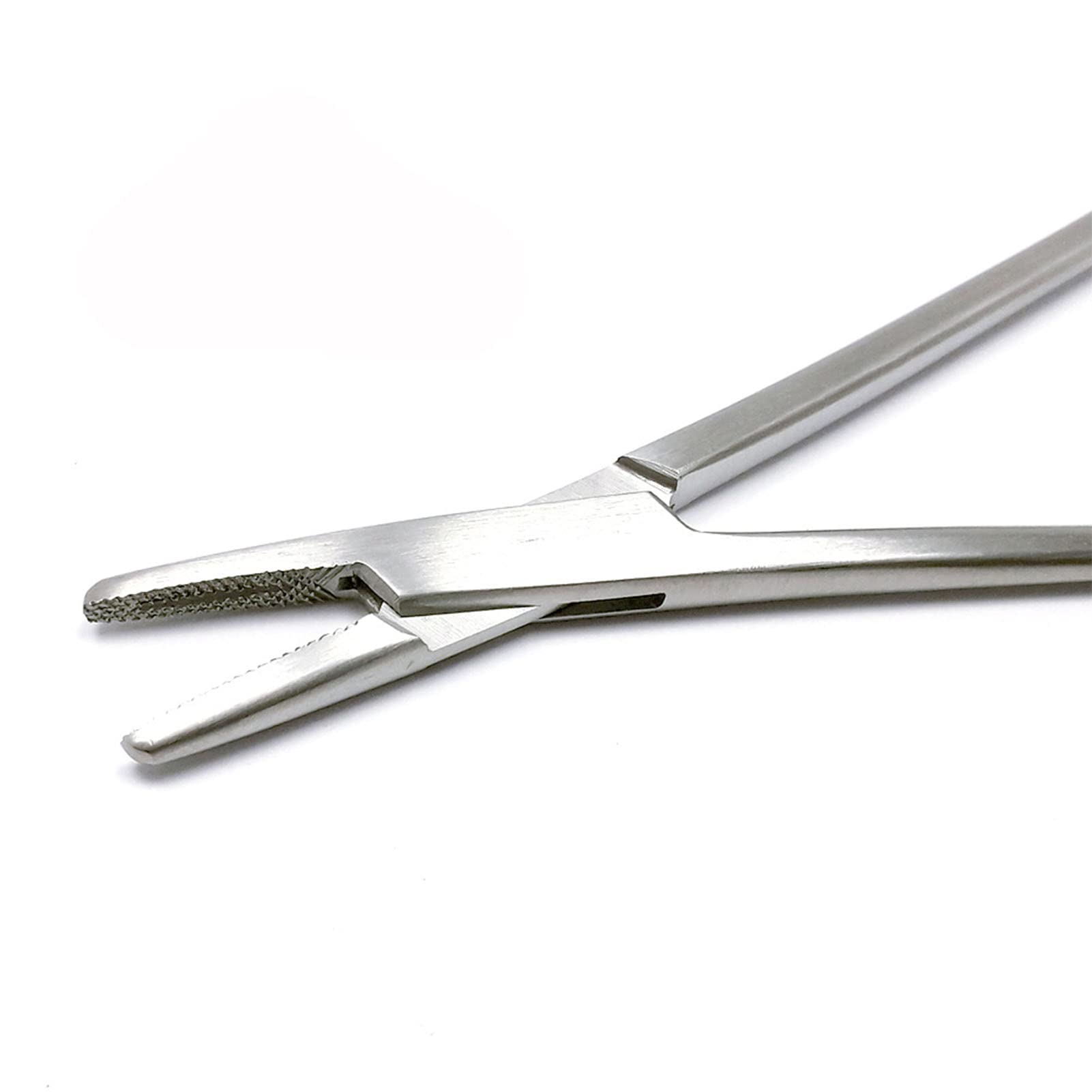 12,5 Cm Edelstahl-Nadelzangenhalter mit Zähnen für Tiere