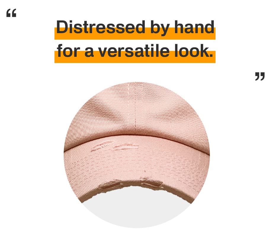 Image of KBETHOS Vintage Washed Distressed Cotton Dad Hat Baseball Cap Adjustable Polo Trucker Unisex Style Headwear