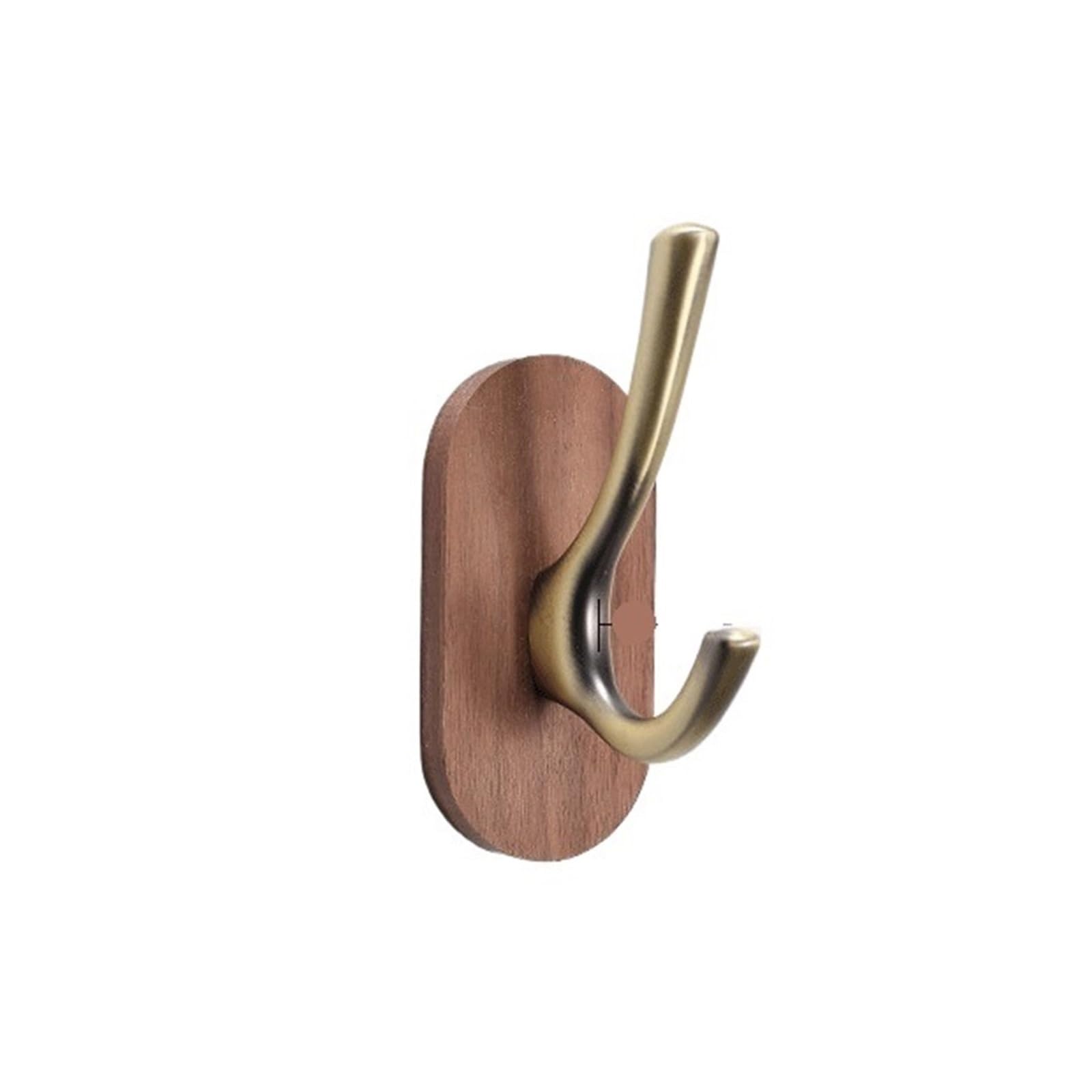 ZYYANSHOP Wall coat rack A Copper-colored Wall-mounted Coat Rack That Can Be Installed Without Drilling Holes