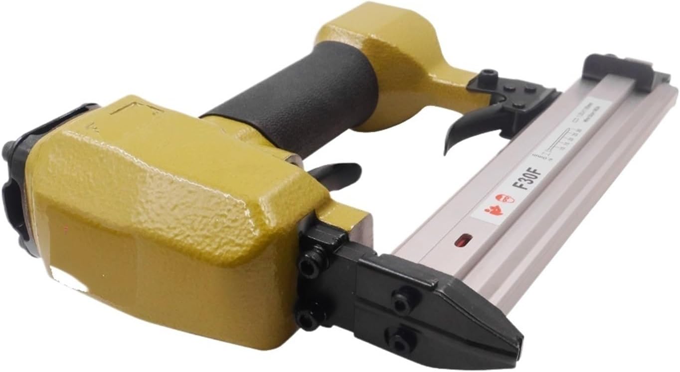 AALLYN Pneumatic Decorative Stapler F30F Air Nailer 18Ga Small Fixing Nail Gun (Color : EU Air Inlet)