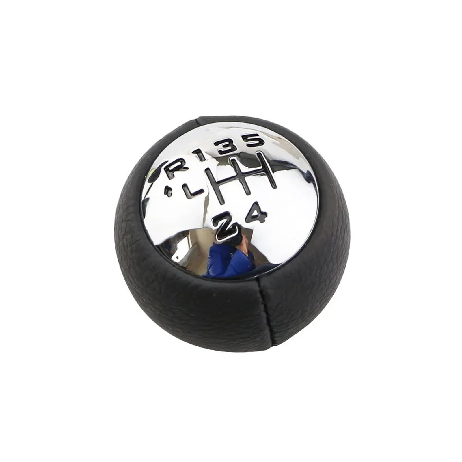 BWSDMZJQRT Car Gear Shifter Knob for Peugeot 106 206 306 406 107 207 307 407 5 6 Speed Manual Handball Replace Parts Car Gear Head Shift Knob(5speed Black)