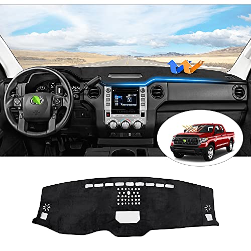 Cartist Custom Fit For Dash Cover Toyota Tundra 2014 2015 2016 2017 2018 2019 2020 2021 Dashboard Cover Mat Non-Slip Pad Carpet Sunshield Protector #TOP13