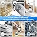 Wikihhome Electric Spin Scrubber,Cordless 2 Speeds Shower Scrubber with Foam &Remote Control,IPX7 Waterproof Adjustable Electric Scrubber for Cleaning with 7 Replaceable Brush for Bathroom Kitchen Car
