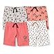 Amazon Essentials Disney | Marvel | Star Wars Baby Jungen Shorts, 4er-Pack, 4er-pack Mickey Expressions, 12 Monate