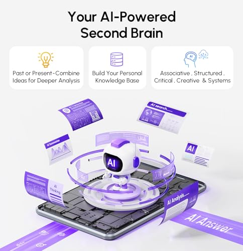 Image of AI Voice Recorder, App Control, Transcribe & Summarize with 71 Pro Templates, Deep AI Analysis, Record Anytime Anywhere for Meetings, Work, Lectures, 112 Languages,Black
