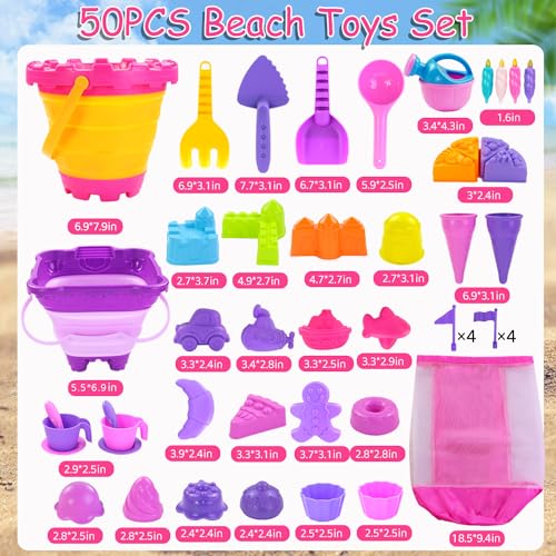 Jouets de plage compacts avec sac en maille pour éviter le sable - 7