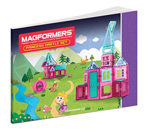 Magformers Princess Castle 78 Pieces Pink And Purple Colors, Educational Magnetic Geometric Shapes Tiles Building Stem Toy Set Ages 3+ #TOP4
