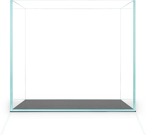 Tanque sin borde de 1 galón, tanque de peces de 6.29 x 6.29 x 6.29 pulgadas, tanque de peces sin borde estilo cubo, acuario de cubo de vidrio