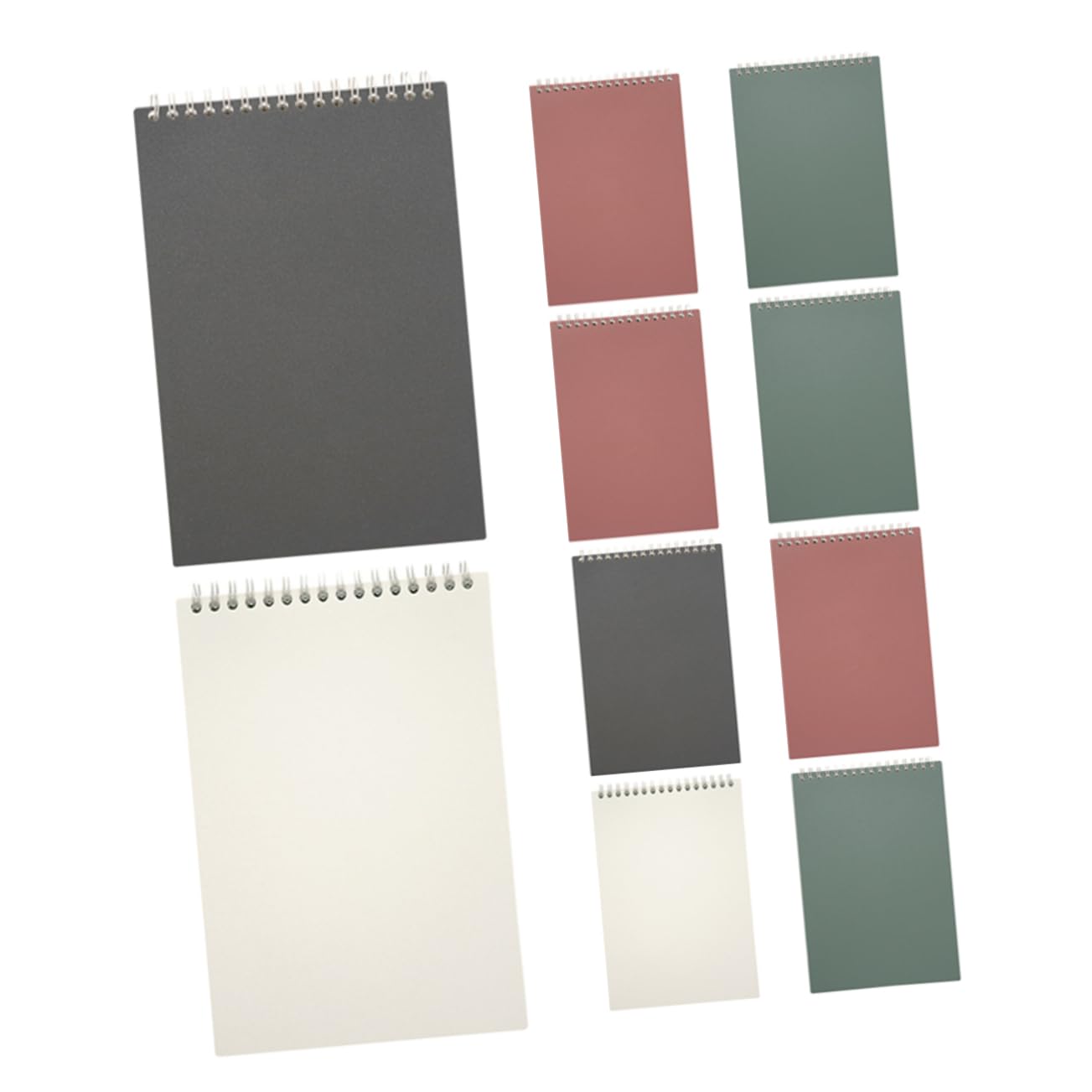 10pezzi Quaderni Con Copertina Apribile e Pagine Righe Semplici e Portatili Per e Scuola Adatti e Riunioni Lavoro