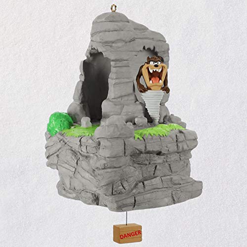 Hallmark Keepsake Christmas Ornament 2019 Year Dated Looney Tunes Tasmanian Motion, Tornado Taz