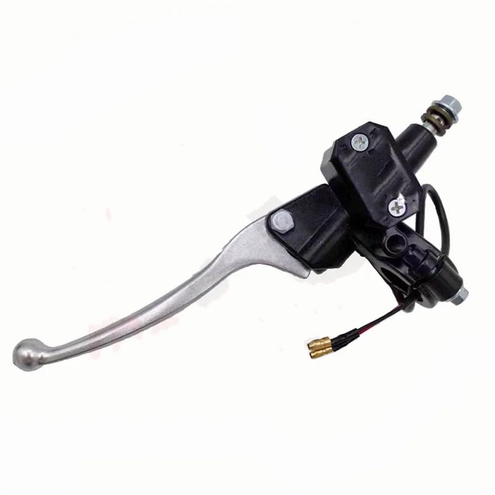 Qaevtealj Silver Motorcycle Clutch Levers Motorcycle Master Cylinder Brake Clutch Lever Suitable Fit For 50Cc-250Cc Atv Earth Pit Bicycle Hydraulic(,Left)
