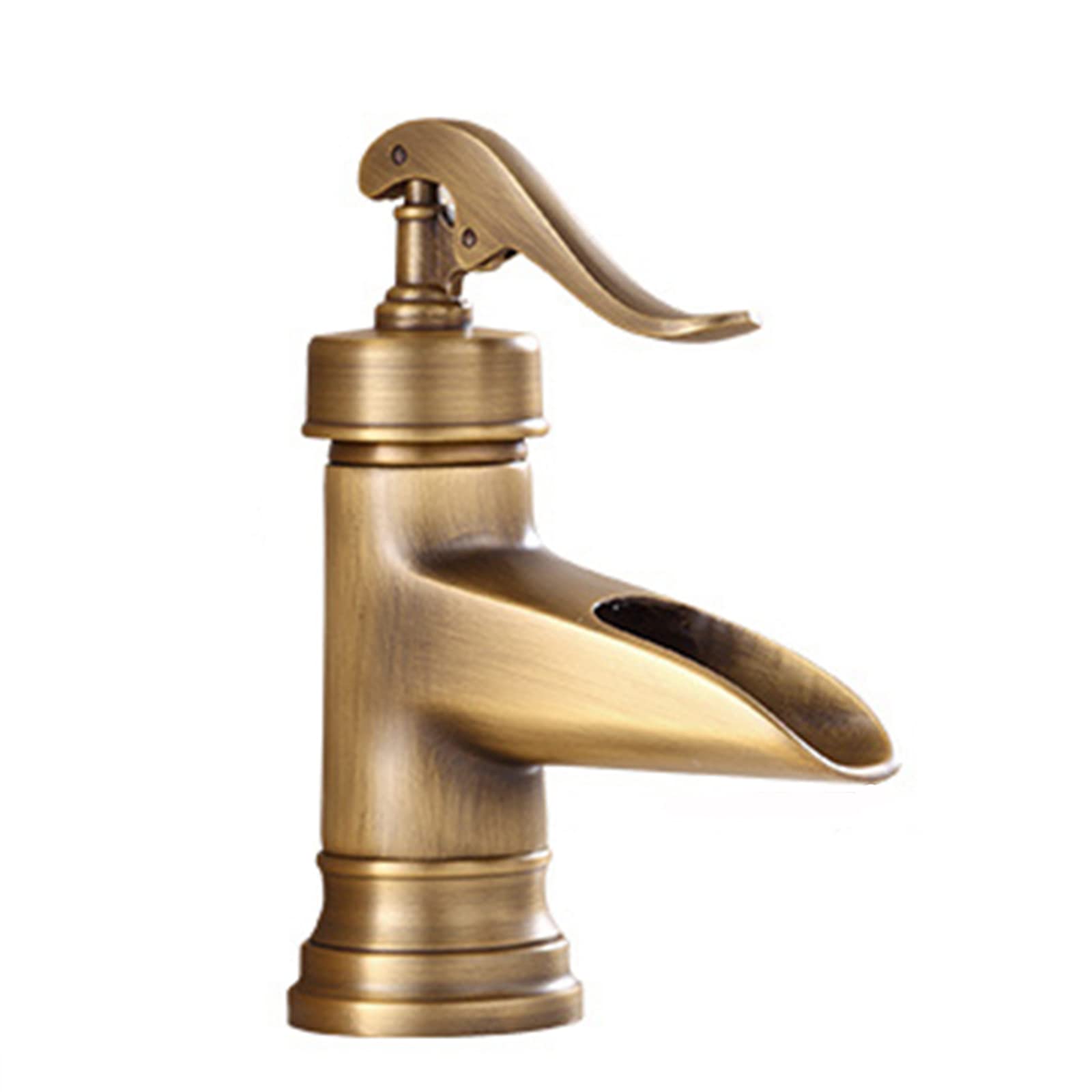 Robinet de salle de bain mélangeur vintage grand modèle pour vasque
