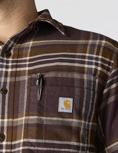 Image of Carhartt Men's Hamilton Relaxed Ls Plaid Shirt