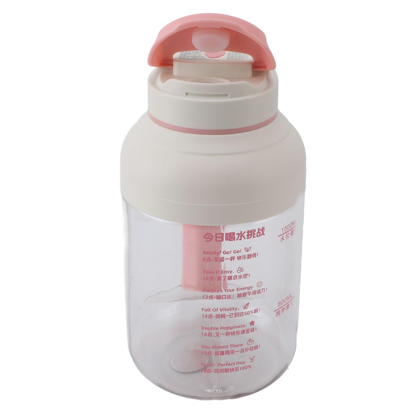 CHICIRIS Vaso Licuadora Portátil con Ergonómico (PINK)