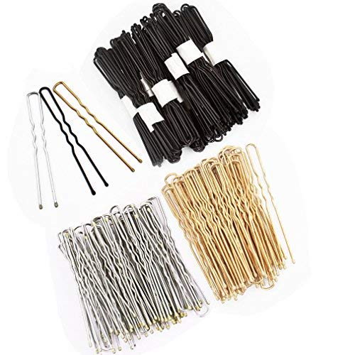 ANBALA 200 Pcs Bobby Pins, Lady Style Magic Simple U Pins Hair Clips Hair Styling Tool Clip Pin for Women, Pack of 200