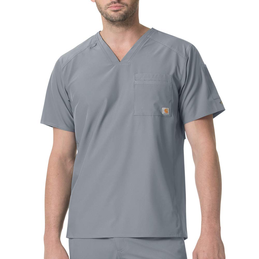 Carhartt Camiseta de Manga Corta con Cuello En V para Hombre Trajes médicos Mujer (Pack de 1)